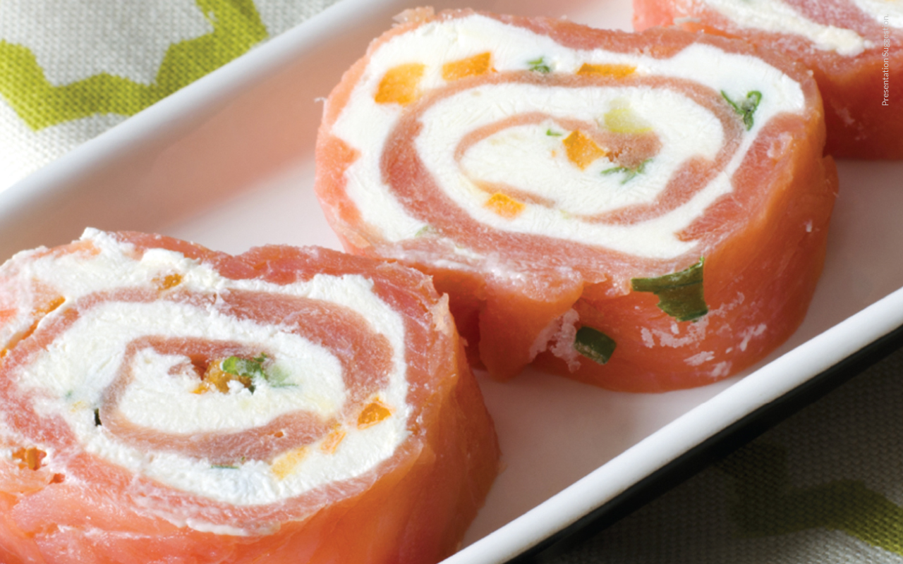 Stuffed Smoked Salmon Roll
